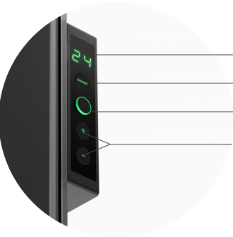 شاشة LED. التحكم عبر الأزرار أو تطبيق AENO